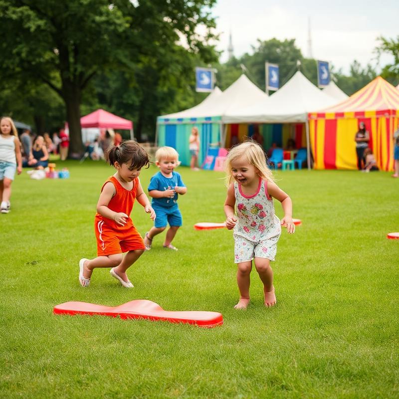 Kids enjoying outdoor activities