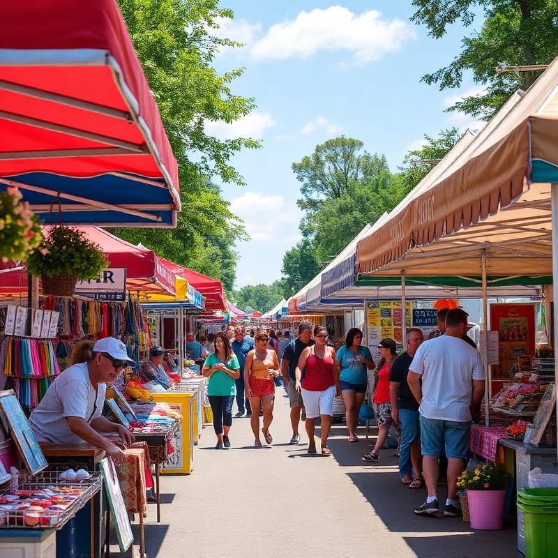 Local vendor tents